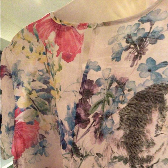 🛍2for $30🛍NWT cap sleeve blouse - Picture 4 of 8